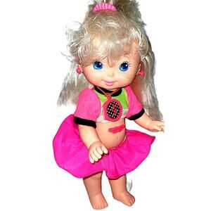 14" Vintage 1992 Mattel's Sally Secrets Doll With Locket~ Totally 90's